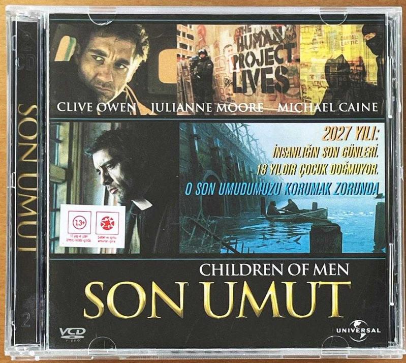 Son Umut Children of Man 2006 VCD Bilimkurgu Film Clive Owen  