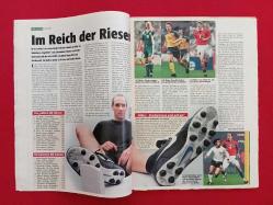 Kicker Sportmagazin Futbol Dergisi - Sayı: 52 - 26 Haziran 2000 - EURO 2000, Hakan Şükür Türkiye...