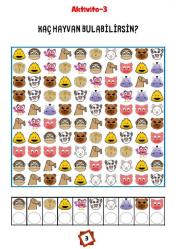 Gizli Hayvanları Bul YAZ-SİL Kitabı