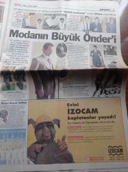 Milliyet Gazetesi - 1 Kasım 1998 - Sanatçılar Direnişi - RTÜK'e Öfke Artıyor Bizimkiler Ve Mahallenin Muhtarları Da Eylemde - Umur Bugay Ve Kandemir Konduk Da RTÜK'e Karşı Bayrak Açtı - Hava Korsanı Erdal Aksu Gece Gömüldü - Müjde Ar'dan Cumartesi Annelerine Destek - Ali Poyrazoğlu - Türkan Şoray - Hagi Varsa Sorun Yok -  Fenerbahçe Söktü Aldı