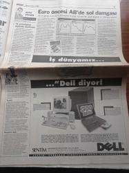 Milliyet Gazetesi - 1 Kasım 1998 - Sanatçılar Direnişi - RTÜK'e Öfke Artıyor Bizimkiler Ve Mahallenin Muhtarları Da Eylemde - Umur Bugay Ve Kandemir Konduk Da RTÜK'e Karşı Bayrak Açtı - Hava Korsanı Erdal Aksu Gece Gömüldü - Müjde Ar'dan Cumartesi Annelerine Destek - Ali Poyrazoğlu - Türkan Şoray - Hagi Varsa Sorun Yok -  Fenerbahçe Söktü Aldı