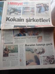 Milliyet Gazetesi - 25 Eylül 1998 - 25 Eylül 1998 - Alaattin Çakıcı İle Telefon Konuşması Bakan Eyüp Aşık'ı İstifa Ettirdi - Alaaddin Çakıcı Temiz Toplum Kimlere Kaldı - Zeki Müren'i Gerçek Dostları Andı - Recep Tayyip Erdoğan Bu Şarkı Burada Bitmez - Gencay Çakıcı - Trabzonspor Fenerbahçe Maçı - Moldovan -  Mesut Yılmaz Mafya İstifamı İstiyor - Bülent Ecevit