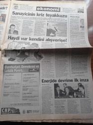 Milliyet Gazetesi - 9 Ekim 1998 - Recep Tayyip Erdoğan Şiir Değil De Plaka Okusam Yine Suçlarlardı -  Renan Demirkan'a Alman Liyakat Nişanı - Gündem Şam'a Askeri Diplomatik Önlemler - Serpil Öğretmeni Zevk İçin Öldüren Dört Sapık Yakalandı - Recep Tayyip Erdoğan Cezaevinden Çıktıktan Sonra Eski İşi Gıda Toptancılığına Devam Edeceğim - Serdar Ortaç İçin Tutuklama Kararı - Nobel Ödülü Saramago'ya