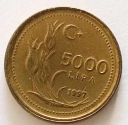 Türkiye Cumhuriyet 1997 Yılı 5000 Lira 4603