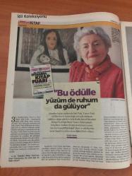 Milliyet Kitap Gazetesi , Kasım 2017 , 36.İstanbul Kitap Fuarı'nın Onur Yazarı Ayla Kutlu , Hasan Ali Toptaş'tan Okurunu Yaprak Gibi Savuracak Öyküler , Deniz Türkali , Ayşe Kulin , George Saunders , Colson Whitehead , Ahmet Ümit , Türkan Şoray , Zehra Ünüvar