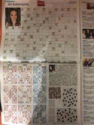 Milliyet Cadde Gazetesi , 30 Eylül 2018 , Kenan Doğulu , Melek Baykal , Burcu Biricik , Kerem Bürsin , Bergen , Burak Özçivit , Serenay Sarıkaya , Bar Refaeli , Arka Sokaklar , Nurseli İdiz