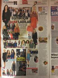 Milliyet Cadde Gazetesi , 28 Eylül 2018 , Bir Litre Gözyaşı , Simge , Ahmet Mümtaz Taylan , Ayça Varlıer , İpek Karapınar , Burak Deniz , Melis Birkan , Belçim Bilgin , Seda Sayan , Kadir İnanır , Halit Ergenç , Aslı Tandoğan