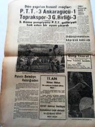 ANKARA POLATLI POSTASI GAZETESİ YEREL TAŞRA BASINI -11 Ağustos 1958 Yıl :2 Sayı :515- Türk folklor ekibinin  Brüksel de ki başarısı -Kıbrıs için  Türk -İngiliz  görüşmeleri  devam ediyor - Polatlılar  Ziraat Vekilimize  Teşekkür Etti -  Koyun yiyen  köpekler öldürülmelidir -  Kırıkkale  de   caddeler  pislikten  geçilmiyor - Orta -Doğu   petrolü batı  pazarına muhtaçtır -  Fuarlar  dış ticareti teşvik ederler -- Avusturya 'nın  protestosu -Pastörize süt  fiyatları  tespit olundu --Stevenson  'un  temasları -Çukurova  pamuk istihsal  tahminleri --İsrail  kabinesi Sovyet Notasını  Görüştü -Polatlı Demokrat Parti  İdare Kurulu  başkanlığından - -Finlandiya da  kabine buhranı --Dün  yapılan hususi  maçlar :  PTT -3 Ankaragücü -1  Toprak Spor -3 G.Birliği--3- Polatlı Belediye  Reisliğinden -