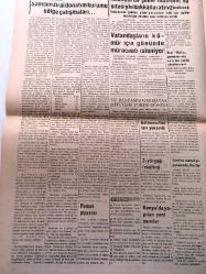 ANKARA POLATLI POSTASI GAZETESİ YEREL TAŞRA BASINI --4 Ağustos 1958 Yıl :2 sayı :510- Kırıkkale 'ye dün  günde 80 ton su daha verilmeye başlandı -  Sakarya Nehrinde iki kişi daha boğulmaya başlandı -Kruşçef Komünist  Çin 'e Gidip Döndü - Samsun Zirai Donatım  Kurumu  Bölge Çalışmaları --İstanbul da şeker  mutemet vasıtasıyla  bakkallara  tevzi  edilecek - Vatandaşların  kömür için  gününde müracaatı  isteniyor --Kredi  ve  yardımlar ekonomik  hayatımızda büyük bir  ferahlık  husule getirecektir -- Mersin de pamuk  mahsulü  bu yıl  iyi durumda - Fenerbahçe Karagümrük Oynuyorlar --Özcan ve Yıldırım  Hakkında Karar Bugün Verilecek ---