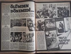 Ses Haftalık Aktüalite Sinema Tiyatro Müzik ve Gençlik Mecmuası Dergisi - 17 Mayıs 1975 - Sayı:20 - Türkan Şoray - Uğur Dündar - Atıf Yılmaz - Hülya Koçyiğit - Necdet Tosun - Filiz Akın - Hüseyin Baradan - Muzaffer Tema - Orhan Alkan - Ayhan Işık - Kayhan Yıldızoğlu - Feridun Karakaya- Nuri Sesigüzel - Necdet Yosun - Muzaffer Yosun - Türker İnanoğlu - Ekrem Bora - Kadir İnanır - Vahi Öz - Mualla Sürer - Hülya Koçyiğit - Nilüfer Koçyiğit - Melek Koçyiğit - Bekir Çelenk - Itır Esen - Müjde Ar - Erol Büyükburç - Emel Sayın - Seçil Heper - Ajda Pekkan - Yusuf Sezgin - Filiz Akın - Meral Orhonsay - Warren Beatty - Julie Christie - Goldie Hawn - Cüneyt Arkın - İrfan Atasoy - Feri Cansel - Bülent Kayabaş - Mürüvvet Sim - Emma Peel - John Steed - Müjdat Gezen Posteri - Hakan Balamir - Mesut Engin - Behzat Şenyıldız - Fatma Girik - Taner Şener - Tina Turner - Maggie Beli - Verenique Sanson - Lale Çarşaf Reklamı,Müjdat Gezen palyaçolu posteri, fotoğraf ve haberi - Tam Takım Dergi