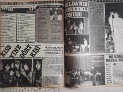 Ses Haftalık Aktüalite Sinema Tiyatro Müzik ve Gençlik Mecmuası Dergisi - 19 Haziran 1982 - Sayı:25 - Türkan Şoray - Ali Yücel - Dırahşan Gürsu - Zeliha Tayfur - Nükhet Duru - Hülya Koçyiğit - Stella Stevens - John Beck - Christina Raines - Morgan Fairchild - Woody Brown - Kevin Mc Carthy - Ava Gardner - Gregory Peck - Jackie Bisset - Ryan O'Neal - Beyza Başar - Serpil Çakmaklı - Neco - Nuray Özü - Yüksel Uzel - Nur Yoldaş - Mithat Körler - Nazım Şerbetçioğlu - İzzet Altınmeşe - Ali Rıza Binboğa  - Hadi Çaman - Müjdat Gezen - Selahattin Cesur - Hayri Şahin - Azra Balkan - Costa Gavras - Klaus Kinsky - Zafer Çotal - Fikret Aslan - Gökhan Güney - Özlem Onursal - Abba Grubu - Bülent Ortaçgil - Zerrin Özer - Erol Evgin - Arif Şentürk - Şevket Çetinkaya - Tropical Güneş Kremi Reklamı - Arçelik Buzdolabı Reklamı fotoğraf ve haberi - Tam Takım Dergi