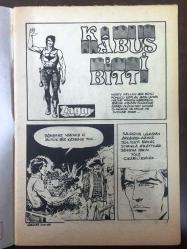 ZAGOR - SAYI 406 - KABUS BİTTİ - 5 LİRA SERİ - 3.3.1978 - M.SEZEN YALÇINER - TAY YAYINLARI - KAPAK ÇİZERİ ASLAN ŞÜKÜR