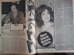 Ses Haftalık Aktüalite Sinema Tiyatro Müzik ve Gençlik Mecmuası Dergisi - 18 Ağustos 1973 - Sayı:34 - Türkan Şoray - Pascale Petit - Claude Brialy - Necdet Tosun - Türker İnanoğlu - Mesut Engin - Cüneyt Gökçer - Perihan Savaş - Neriman Köksal - Aysen Cansev - Yaşar Yağmur - Mesut Engin - David Janssen - Richard Kimble - Türkan Şoray - Kaptan Amca - Erol Amaç - Ferdi Merter - Erhan Gökgücü - Aytaç Vardar - Gönül Hancı - Yunus Emre - Ülker Vardar - Ayhan Işık - Tarık Akan - Ahmet Dere - Halit Akçatepe - Nilüfer - Lon Chaney - Ekrem Bora - Persil Deterjan Reklamı - Mine Mutlu - Orhan Gencebay - Barış Manço - Zeki Alasya - Tanju Okan - Gönül Yazar - Fatma Girik - Salih Güney - Zeki Müren - Aydan Adan - Florinda Bolkan - Hikmet Münir Ebcioğlu fotoğraf ve haberi - Tam Takım Dergi