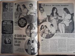 Ses Haftalık Aktüalite Sinema Tiyatro Müzik ve Gençlik Mecmuası Dergisi - 18 Ağustos 1973 - Sayı:34 - Türkan Şoray - Pascale Petit - Claude Brialy - Necdet Tosun - Türker İnanoğlu - Mesut Engin - Cüneyt Gökçer - Perihan Savaş - Neriman Köksal - Aysen Cansev - Yaşar Yağmur - Mesut Engin - David Janssen - Richard Kimble - Türkan Şoray - Kaptan Amca - Erol Amaç - Ferdi Merter - Erhan Gökgücü - Aytaç Vardar - Gönül Hancı - Yunus Emre - Ülker Vardar - Ayhan Işık - Tarık Akan - Ahmet Dere - Halit Akçatepe - Nilüfer - Lon Chaney - Ekrem Bora - Persil Deterjan Reklamı - Mine Mutlu - Orhan Gencebay - Barış Manço - Zeki Alasya - Tanju Okan - Gönül Yazar - Fatma Girik - Salih Güney - Zeki Müren - Aydan Adan - Florinda Bolkan - Hikmet Münir Ebcioğlu fotoğraf ve haberi - Tam Takım Dergi