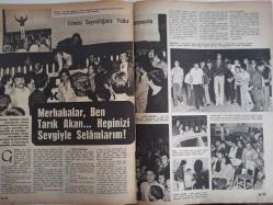 Ses Haftalık Aktüalite Sinema Tiyatro Müzik ve Gençlik Mecmuası Dergisi - 18 Ağustos 1973 - Sayı:34 - Türkan Şoray - Pascale Petit - Claude Brialy - Necdet Tosun - Türker İnanoğlu - Mesut Engin - Cüneyt Gökçer - Perihan Savaş - Neriman Köksal - Aysen Cansev - Yaşar Yağmur - Mesut Engin - David Janssen - Richard Kimble - Türkan Şoray - Kaptan Amca - Erol Amaç - Ferdi Merter - Erhan Gökgücü - Aytaç Vardar - Gönül Hancı - Yunus Emre - Ülker Vardar - Ayhan Işık - Tarık Akan - Ahmet Dere - Halit Akçatepe - Nilüfer - Lon Chaney - Ekrem Bora - Persil Deterjan Reklamı - Mine Mutlu - Orhan Gencebay - Barış Manço - Zeki Alasya - Tanju Okan - Gönül Yazar - Fatma Girik - Salih Güney - Zeki Müren - Aydan Adan - Florinda Bolkan - Hikmet Münir Ebcioğlu fotoğraf ve haberi - Tam Takım Dergi