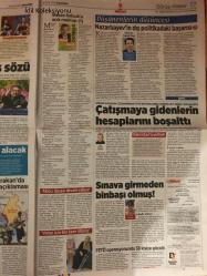 Milliyet Gazetesi , 19 Eylül 2018 , İdlib'de Yol Haritası , Aslan Süper Başladı , Çocuklar Nasıl Hasta Olmaz , Recep Tayyip Erdoğan , Fatih Terim , Galatasaray , Liverpool , Cüneyt Çakır , Abdurrahim Albayrak , Rodrigues