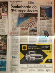 Milliyet Rota Gazetesi , 16 Eylül 2018 , Kendinizi Şımartın , Gezgin Kadınlar Karadeniz'de , Sonbahar'da Durmak Yok , Eğlenceli İnsanlarıyla Küba , İstifa Edip Yollara Düştüler , TL'nin Değerli Olduğu Ülkeler , Özlem Köksal , Yekta Burcu Göktaş