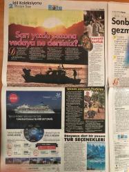 Milliyet Rota Gazetesi , 16 Eylül 2018 , Kendinizi Şımartın , Gezgin Kadınlar Karadeniz'de , Sonbahar'da Durmak Yok , Eğlenceli İnsanlarıyla Küba , İstifa Edip Yollara Düştüler , TL'nin Değerli Olduğu Ülkeler , Özlem Köksal , Yekta Burcu Göktaş