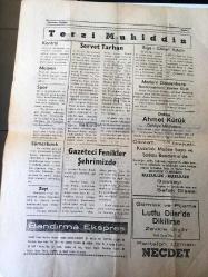 BALIKESİR BANDIRMA EKSPRES GAZETESİ YEREL TAŞRA BASINI -25 Ağustos 1963 Yıl:8 Sayı :2235- İktisadi Doktoru ve Lisesinin Müdürü Servet Tarhan --Kaymakamın Gece Kontrolleri - 4 Kulübün  Bugünkü  Maçları - Doğum  evi  çocuk hastanesinin  ameliyat  takımları tamamlandı --- Verem Savaş Genel Müdür Muavini Geliyor - Sümerbank  Öğretmen ve Öğrencilere Tenzilatlı Kumaş Veriyor ---Biga -Gönen  Arası  Asfaltlanması Bitiyor --Terzi Muhiddin -Doktor Ahmet Kütük  :Dahiliye Mütehassısı