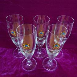 VINTAGE KROMBACHER PILS 5 ADET BİRA BARDAĞI
