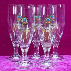 VINTAGE KROMBACHER PILS 5 ADET BİRA BARDAĞI