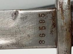 Antika Birinci Dünya Savaşı İspanyol Mauser Süngüsü