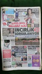 Hürriyet Gazete 5 Ocak 2017 İncirlik Sorgulanıyor,Bergüzar Korel,Recep Tayyip Erdoğan,Abdullah Gül,Numan Kurtulmuş,Oleksander Karavaev,Marcelo Guedes,Garry Rodrigues,Matej Mitrovic,İsmail Kartal,Carlos Tevez,Oscar,Erkan Zengin,Mevlüt Çavuşoğlu,Mevlüt Mert Altıntaş,Kemal Kılıçdaroğlu,Ahmet Şık,Nedim Şener,Şahan Gökbakar,Adil Öksüz,Tansu Çiller,Metin Feyzioğlu,Sezgi Sena Akay,Yeliz Kuvancı,Selen Soyder,Aslıhan Doğan,Arda Turan,Erhan Yazıcıoğlu,Seri İlanlar,Beymen - ETS Tur Reklamı
