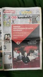Hürriyet Gazete 10 Mart 2016 Selçuk Yöntem,350 Bin Liralık Dilli Kaşarlı,Robert De Niro,Daphne Barak,Angela Merkel,Ahmet Davutoğlu,Hidayet Türkoğlu,Recep Tayyip Erdoğan,Barack Obama,Devlet Bahçeli,Robin Van Persie,Vitor Pereira,Zlatan İbrahimovic,Dursun Özbek,Fikret Orman,Mustafa Kaya,Aykut Kocaman,Viktoria Azarenka,Caroline Wozniacki,Cenk Tosun,Oğuzhan Özyakup,Mustafa Pektemek,Ali Babacan,Naşide Göktürk,Seçkin Piriler,Burçin Terzioğlu,Derya Şensoy,Murat Şeker,Andre Rieu,Melek Baykal,İlker Ayrık - Kıvanç Tatlıtuğ Akbank Reklamı,Tüpraş Yönetim Kurulu Afişi,Seri İlanlar,Opet Reklamı