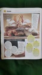 Hürriyet Kelebek 2 Gazete 11 Mart 2016 Ekmekler Reçeller ve Atıştırmalıklar,Ramazan Pidesi,Cevizli Lokum,Fındık Şekerlemesi,Anjelik Eriği Reçeli,Ekmek ve Mayalar,Ekşi Mayadan Ekmek,Enişte Şekeri,Cezerye,Çilek Reçeli,Ceviz Reçeli,Kayısı Reçeli,Hülya Erol