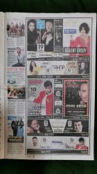 Hürriyet Kelebek Gazete 16 Mart 2016 Burçin Terzioğlu,Gülben Ergen,Remzi Buharalı,Yağmur Tanrısevsin,Kıvanç Tatlıtuğ,Buse Narcı,Özcan Deniz,Alize Gördüm,Altan Gördüm,Vahide Perçin,Rihanna,Julia Roberts,Evan Spiegel,Miranda Kerr,Leyla Tanlar,Tarık Emir Tekin,Mehmet Aslantuğ,Robert Hatemo,Vatan Şaşmaz,Neşe Erberk,Zülfü Livaneli,Tiyatro Sahneleri,Otel - Gazino İlanları