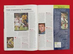 WORLD SOCCER Futbol Dergisi - Sayı: 11 - Kasım 2002 - Cihan Haspolatlı Galatasaray, Barcelona, Fenerbahçe, ...