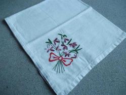 SARMA İP  İŞLEMELİ - NİŞAN BOHÇASI - 61X69 CM