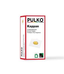 Yapışkanlı Karton Madeni Para Kapaması, Beyaz, 32,5mm, 25'lik Paket