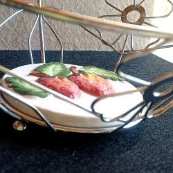 Vintage Tel Sepet Seramik Tabanlı