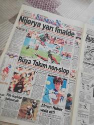 Fanatk spor futbol gazetesi  30 temmuz 1996  Galatasarayın HAGİ transferi önceki gün gazete