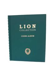 Lion Marka Madeni Para Albümü 12 Sayfa (210mmx265mm) - 372 Cepli - Yeşil