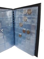 Lion Marka Madeni Para Albümü 12 Sayfa (210mmx265mm) - 372 Cepli - Mavi