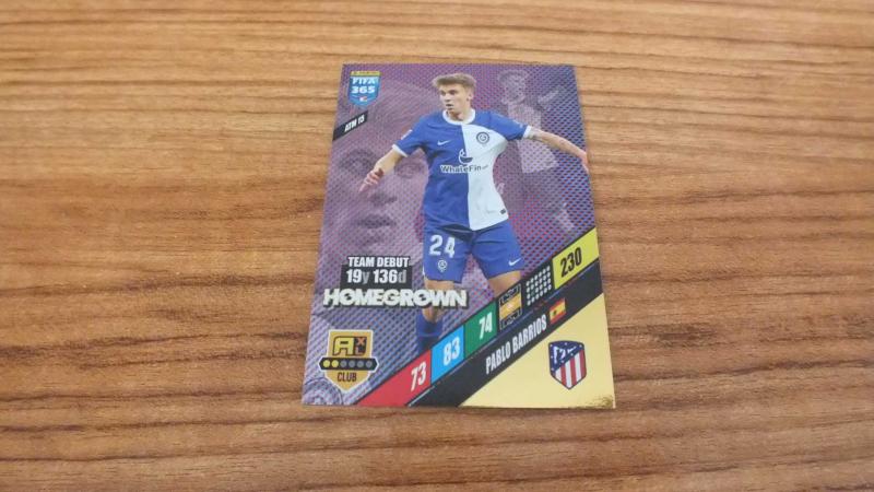 2024 Panini 365 FİFA Pablo Barrios Atlético de Madrid Homegrown