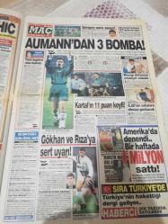 1994 fotomaç spor futbol gazetesi Beşiktaş Fenerbahçe Galatasaray Trabzonspor Sergen yalçın Okan buruk