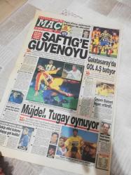 1994 fotomaç spor futbol gazetesi Beşiktaş Fenerbahçe Galatasaray Trabzonspor Sergen yalçın Okan buruk