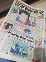 1994 fotomaç spor futbol gazetesi Beşiktaş Fenerbahçe Galatasaray Trabzonspor Sergen yalçın Okan buruk