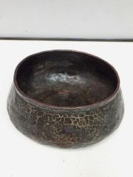 Antika Saz Tuğralı Osmanlı Bakır Tas