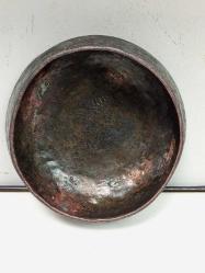 Antika Saz Tuğralı Osmanlı Bakır Tas