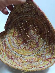 K125-----AFGANİSTAN KANDAHARİ EL YAPMI ŞAPKA