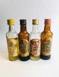 TEKEL DÖNEMİ MİNYATÜR İÇKİ LOTU 4 ADET