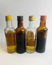 TEKEL DÖNEMİ MİNYATÜR İÇKİ LOTU 4 ADET