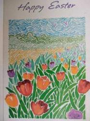 ÇİÇEK KARTPOSTALI-RENGARENK ÇİÇEKLERLE BEZENMİŞ KARTPOSTAL,KAPAKLI,ARKASINA YAZILMIŞ,RENKLİ, 11 X 15 CM EBADINDA