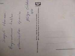 ÇİÇEK KARTPOSTALI-AŞKIN SEVGİNİN VE ROMANTİZMİN SİMGESİ GÜL,ARKASINA YAZILMIŞ,RENKLİ, 11 X 15 CM EBADINDA