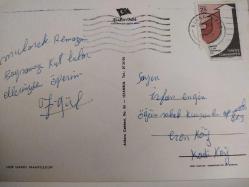 ÇİÇEK KARTPOSTALI-AŞKIN SEVGİNİN VE ROMANTİZMİN SİMGESİ GÜL,PULLU,ARKASINA YAZILMIŞ,RENKLİ, 11 X 15 CM EBADINDA