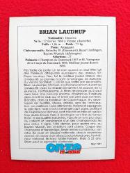 Laudrup - Onze Mondial Football Collection Photo Card - 14X10 cm - Futbol Koleksiyon Fotokart